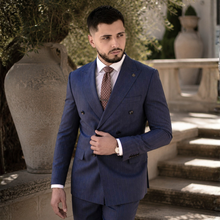 Costum bărbătesc - Sartoria - Napoli DB6 - Bleumarin