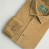Cămașă din raiat fin - ZENMAN RoyalTOUCH™ - Corduroy EDITION - Bej Camel
