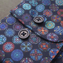 Cămașă Confex - Forme abstracte - Bleumarin multicolor - M5