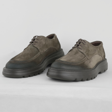 Pantofi bărbătești din piele - ZENMAN UltraLIGHT - Taupe închis