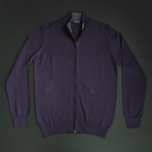 Pulover bărbătesc Premium Zip-UP - Mov prună