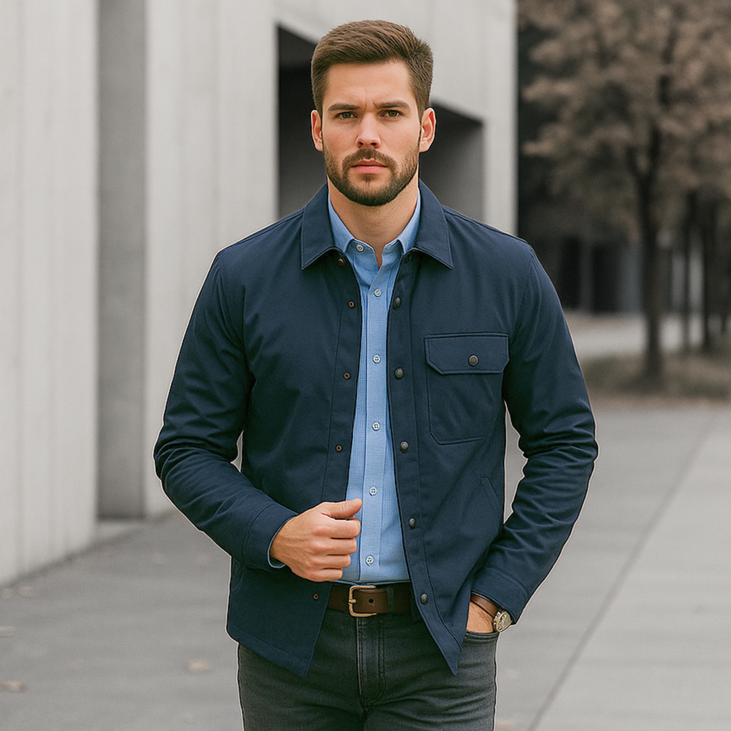 Jachetă pentru bărbați - Black Duck - Bleumarin