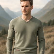 Pulover pentru bărbați - Armando - Verde Olive