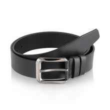 Curea casual din piele naturală - Proartimar - 40 mm - Neagră fără cusături