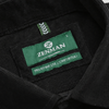 Cămașă din raiat fin - ZENMAN RoyalTOUCH™ - Corduroy EDITION - Negru Absolut