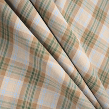 Cămașă pentru bărbați - Como - Bej cu verde