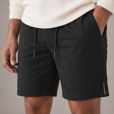 Pantaloni scurți pentru bărbați - ARES - Tropic MOOD - Negru