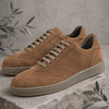Pantofi bărbătești din piele - Baxter - Maro Cognac Velur