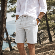 Pantaloni scurți pentru bărbați - PortoBELLO - Gri Deschis