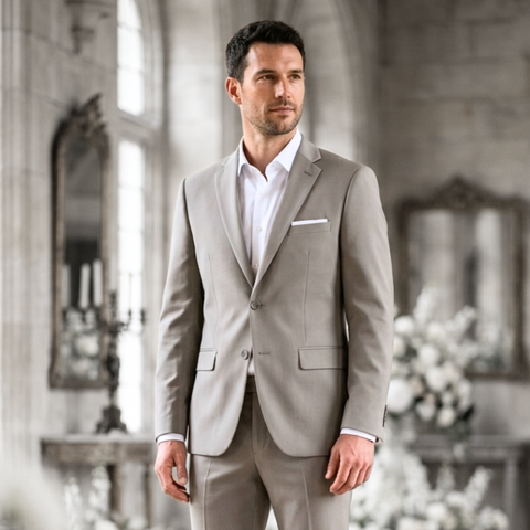 Costum Ares - Everest - Slim-Fit - Grej
