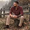 Cămașă din raiat fin - ZENMAN RoyalTOUCH™ - Corduroy EDITION - Burgundiu Aristocrat