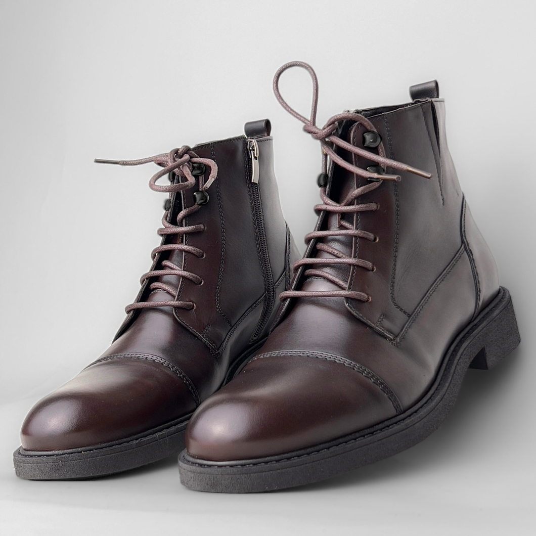 Ghete vintage din piele naturală - Gary - Maro Millenium