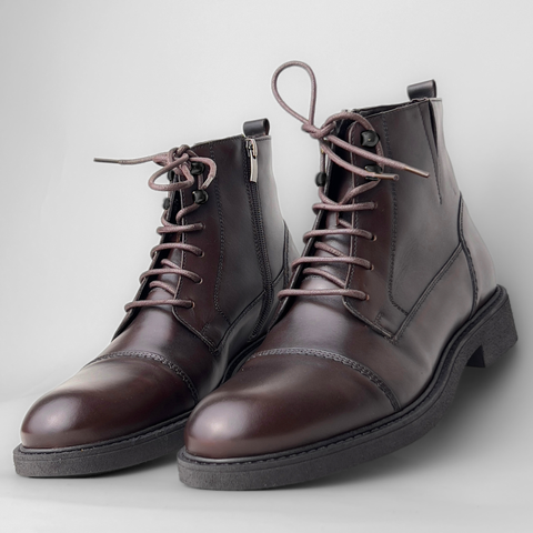 Ghete vintage din piele naturală - Gary - Maro Millenium