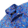 Cămașă Confex - Model Paisley - Albastru Floral