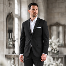 Costum Ares - Slim-Fit  - TENCELLO - Negru