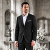 Costum Ares - Slim-Fit  - TENCELLO - Negru