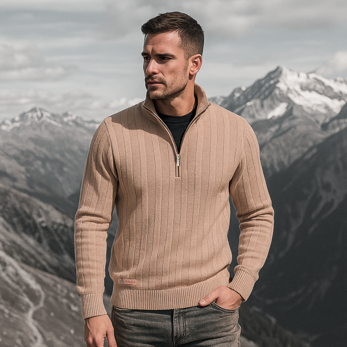 Pulover pentru bărbați - Imperial - Cappuccino