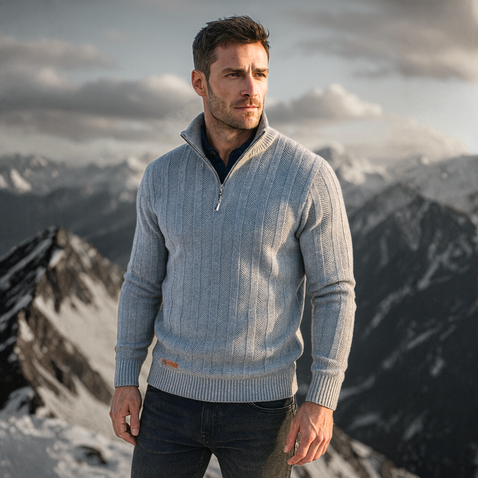 Pulover pentru bărbați - Imperial - Gri