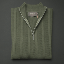 Pulover pentru bărbați - Imperial - Kaki-SlimFIT