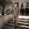 Costum bărbătesc - Sartoria - Napoli DB6 - Maro Taupe
