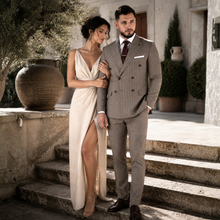 Costum bărbătesc - Sartoria - Napoli DB6 - Maro Taupe