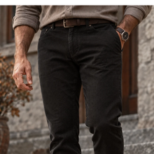 Pantaloni bărbătești din raiat fin NEVADA Heritage™ – Croi Clasic - Negru