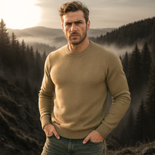 Pulover pentru bărbați - MONTANA - Bej