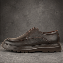 Pantofi bărbătești din piele - BISON UltraLIGHT™ –  Maro Ciocolată