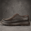 Pantofi bărbătești din piele - BISON UltraLIGHT™ –  Maro Ciocolată