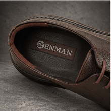 Pantofi bărbătești din piele - BISON UltraLIGHT™ –  Maro Ciocolată