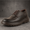 Pantofi bărbătești din piele - BISON UltraLIGHT™ –  Maro Ciocolată