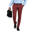 Pantaloni casual bărbați Confex - Caramiziu