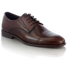 Pantofi barbatesti din piele - Oxford - Maro Ciocolată