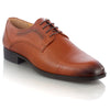 Pantofi barbatesti din piele - Derby - Maro Cognac