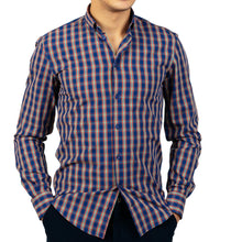 Cămașă Confex - Slim-Fit - Carou Blue Orange