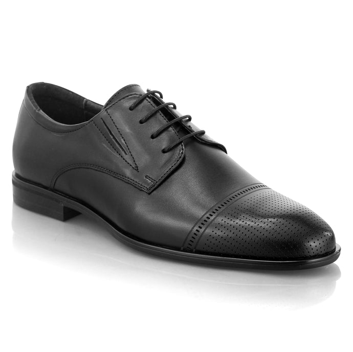Pantofi barbatesti din piele - Oxford - Negru