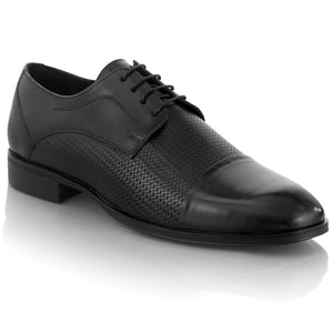 Pantofi barbatesti din piele - Derby - Negru