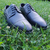 Pantofi barbatesti din piele - Oxford - Bleumarin