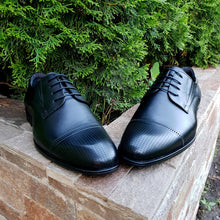 Pantofi barbatesti din piele - Oxford - Negru