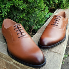 Pantofi barbatesti din piele - Dor De Bucovina - Maro Cognac