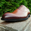 Pantofi barbatesti din piele - Dor De Bucovina - Maro Cognac