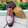 Pantofi barbatesti din piele - Suflet Bucovinean - Maro Cognac