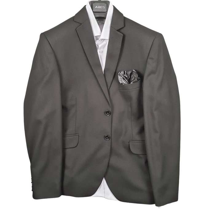 Costum Ares - Slim-Fit - Negru Pepit