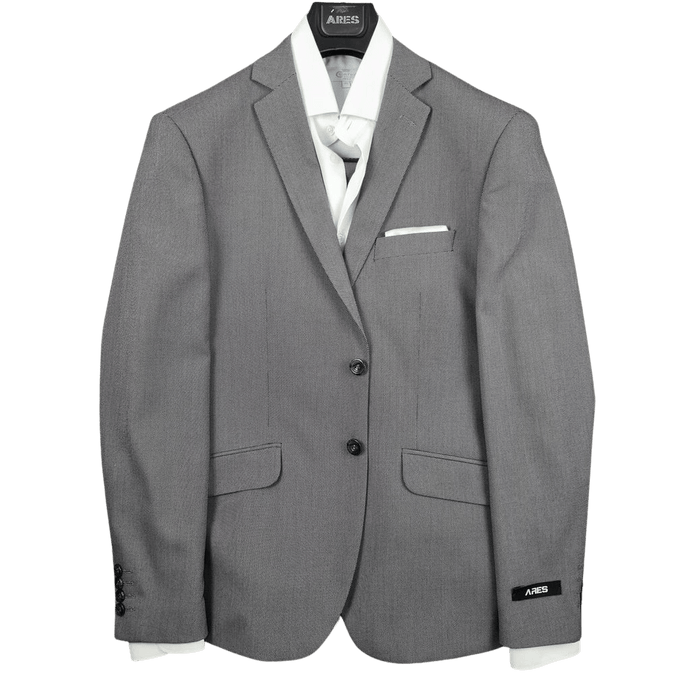 Costum Ares - Slim-Fit - Gri Pepit