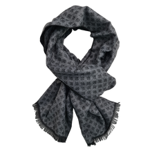 Eșarfă elegantă - M2 - Negru cu gri