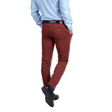 Pantaloni casual bărbați Confex - Caramiziu