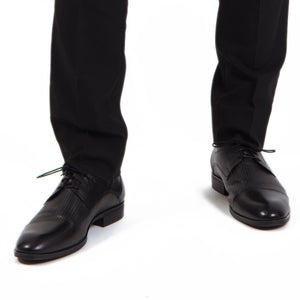 Pantofi barbatesti din piele - Derby - Negru