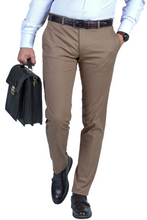 Pantaloni casual bărbați Confex - Cafea cu lapte