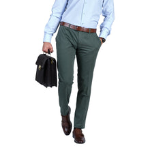 Pantaloni casual bărbați Confex - Verde închis