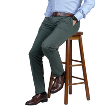 Pantaloni casual bărbați Confex - Verde închis